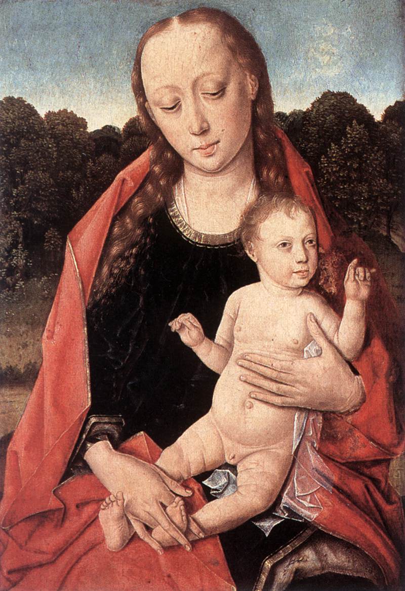 The Virgin and Child dfg